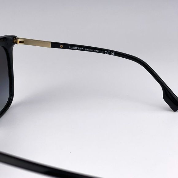 Burberry BE4347 EMILY 30018G Sunglasses Black Gray Gradient Square Women main image 4